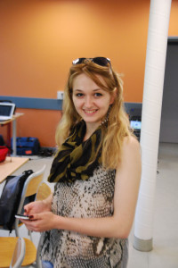 Natasha Miteva, jeune reporter de Skopje