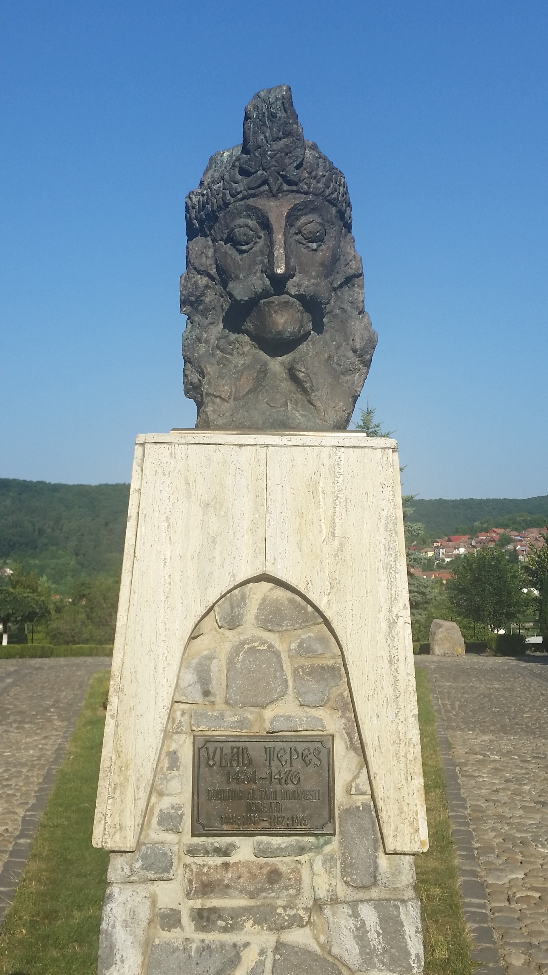 Statue de Vlad Tepes à Sighisoara