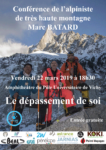 Conférence de Marc BATARD, alpiniste de très haute montagne