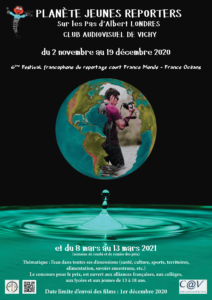 Affiche du Festival Francophone du Reportage court France Monde - France Océans