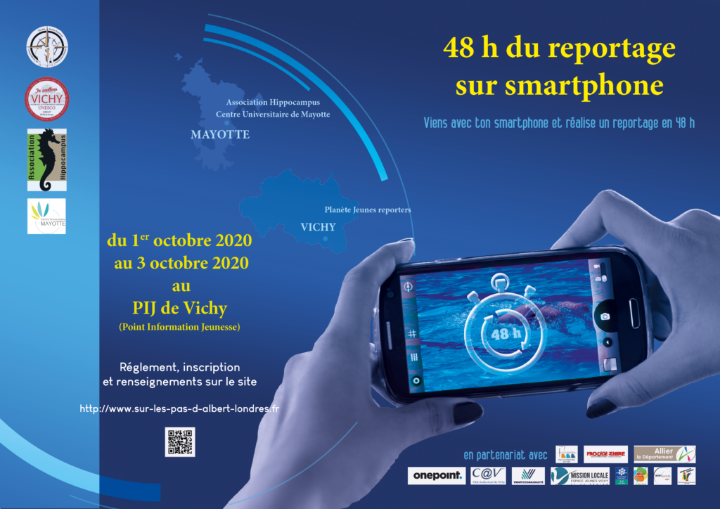 Affiche 48h smartphone Vichy/Mayotte 2020