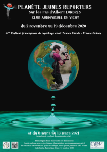 Affiche du Festival Francophne du Reportage court France Monde - France Océans
